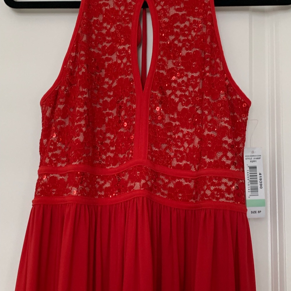 Stunning red party dress, New with tags never worn.